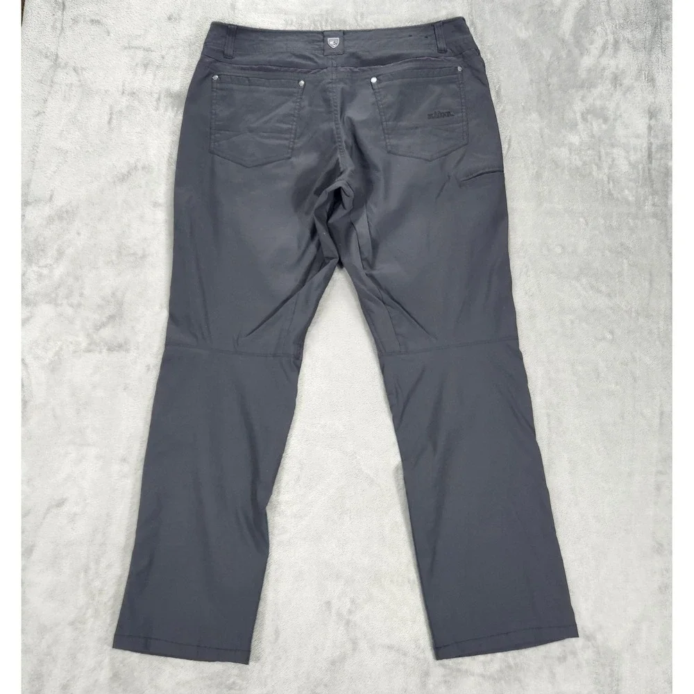 Kuhl Pants Mens 38x30 Renegade Aktion Gray Stretch Nylon Hiking Zip Pocket